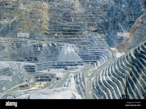 Bingham Canyon Mine Aka Kennecott Copper Mine An Open Pit Mining