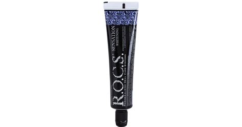 R O C S Sensation Whitening Whitening Toothpaste Against Stains On