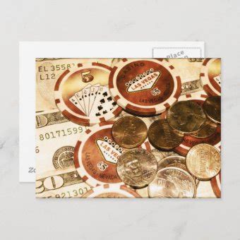 Las Vegas Currency Postcard | Zazzle