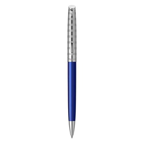 Waterman Hemisphere Deluxe Stylo Bille Bleu Avec Capuchon Cisel