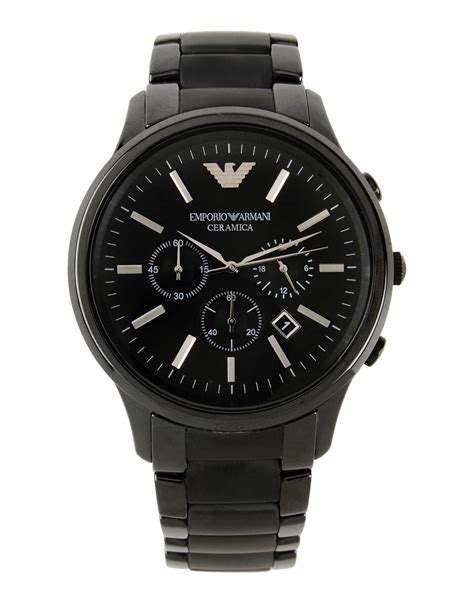 Emporio Armani Wrist Watch In Gray Lyst