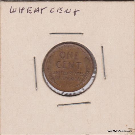 1-US Wheat Penny Mint Error