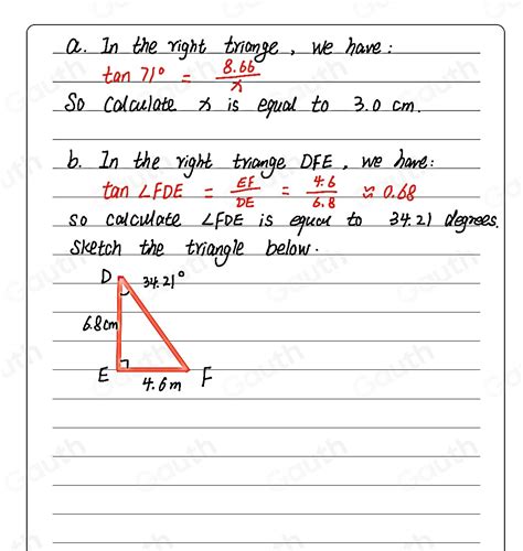 Solved Figure 5 Shows A Sketch Of A Triangle Where All Side Lengths