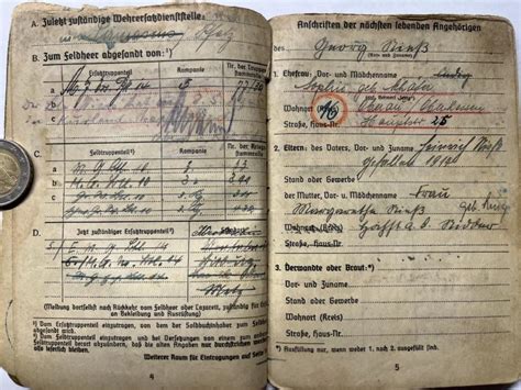 Kurland Docs Soldbuch Wh Heer Schw Granat Werfer Btl Hies