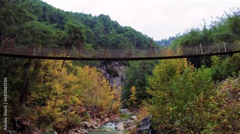 Drone Glides Under Kapikaya Canyon S Suspension Bridge Travel Marvel