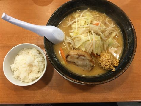 【岡崎】【ランチ】濃厚味噌ラーメン 北のれん 上地店 岡崎もなぺ