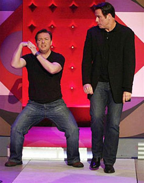 Ricky Gervais Dances With John Travolta London Evening Standard