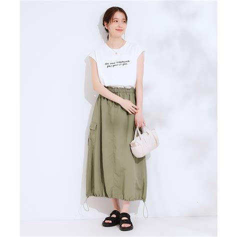 キューティーブロンド Cutie Blonde ひんやり汗染み軽減UVカット ロゴプリントノースリーブTシャツ チャコールグレー ファッション通販 MAGASEEK