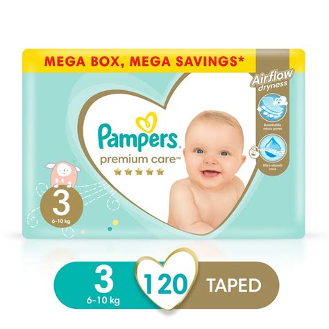 Pampers Premium Care Size Kg Nappies Airflow Skin Comfort