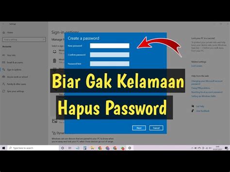 Panduan Lengkap Cara Menghilangkan Password Di Laptop