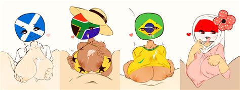 Rule 34 4girls African African Female Areolae Brazil Brazil Countryhumans Brazilian Flag