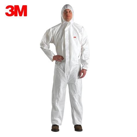 3m 4510 Safety Clothing Chemical Disposable Protective Coverall White