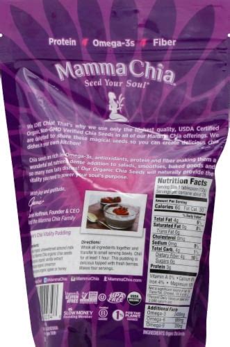 Mamma Chia® Organic White Chia Seeds 12 Oz Fry’s Food Stores