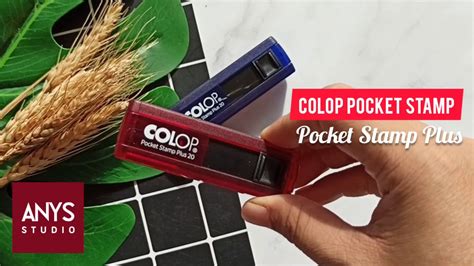 How To Use Colop Pocket Stamp Plus Youtube