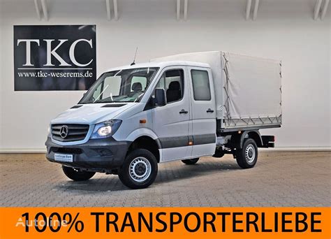 Mercedes Benz Sprinter 316 CDI 4x4 ALLRAD Pritsche Doka T025 Flatbed Truck