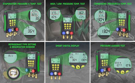 Amazon Digital Manifold Gauge Set HVAC Dual Channel Temp Sensor