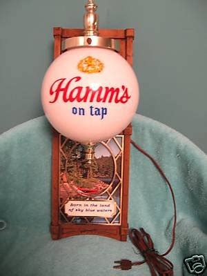 Vintage Hamm's Beer Sign Lighted Hanging Wall Lamps | #49333825