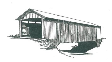 Covered Bridge Sketches at PaintingValley.com | Explore collection of ...