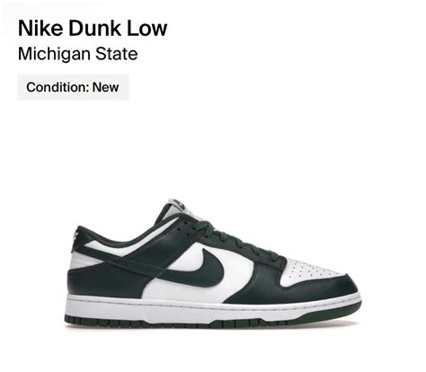 Nike Dunk Low Michigan State Dunk Low Hyper Cobalt Women S Fashion