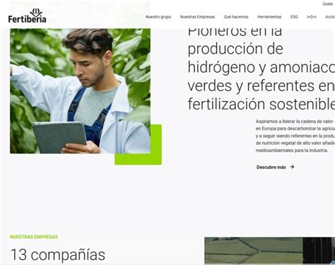 Fertiberia estrena web en su nuevo posicionamiento estratégico