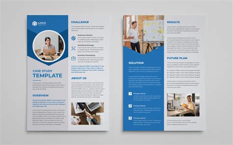 Modern Case Study Design Template #276707 - TemplateMonster