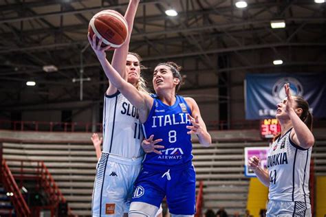 Basket Italia Qualificata Agli Europei Femminili 2023 Travolta La