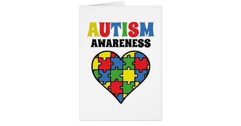 Autism Awareness Card Zazzle