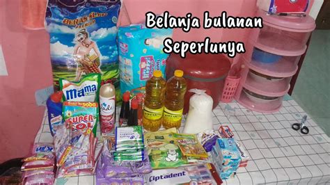 Belanja Bulanan Lanjut Unboxing Paketan Youtube