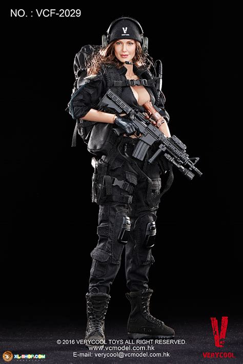 Verycool Vcf 2029 1 6 Female Shooter [black Ver]