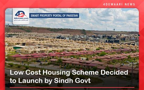 Low Cost Housing Scheme Decided To Launch By Sindh Govt