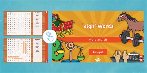 Eigh Interactive Word Search Teacher Made Twinkl