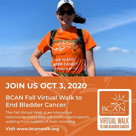 Oct 3 2020 Fall Virtual Walk To End Bladder Cancer Bethesda Md Patch