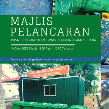 BUKU PROGRAM MAJLIS PELANCARAN PUSAT PENGUMPULAN E WASTE TAMAN ALAM