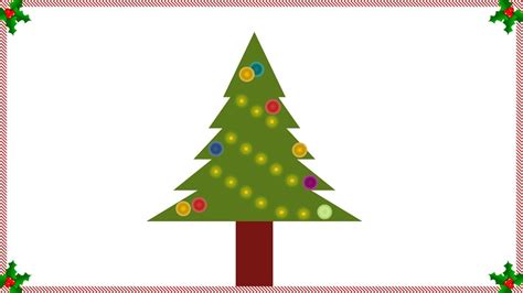 How To Create A Christmas Tree Using Powerpoint Youtube