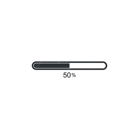 Premium Vector Loading Bar Icon Logo Template