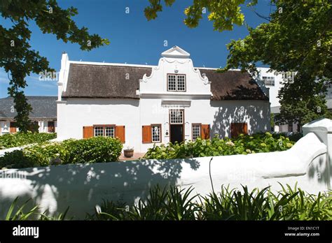 Burgher House On Blom Street In Stellenbosch Western Cape Stock Photo