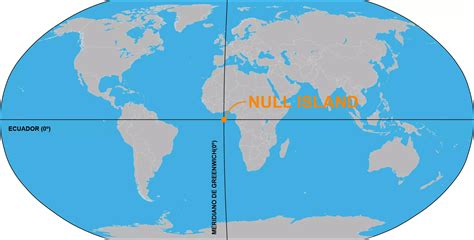 Null Island El Lugar En El Que Se Cruza El Ecuador Con El Meridiano De