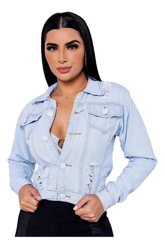 Jaqueta Jeans Feminina O Encapado Pronta Entrega Atacado Mercadolivre