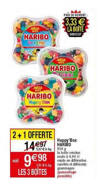 Promo Happy Box Haribo Chez Migros France Icatalogue Fr