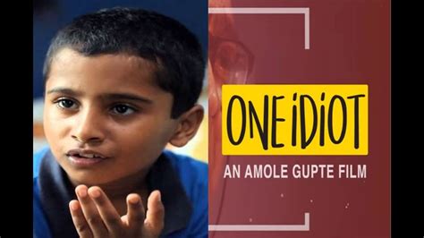 One Idiot An Amole Gupte Film And A Bandhan Mutual Fund Initiative