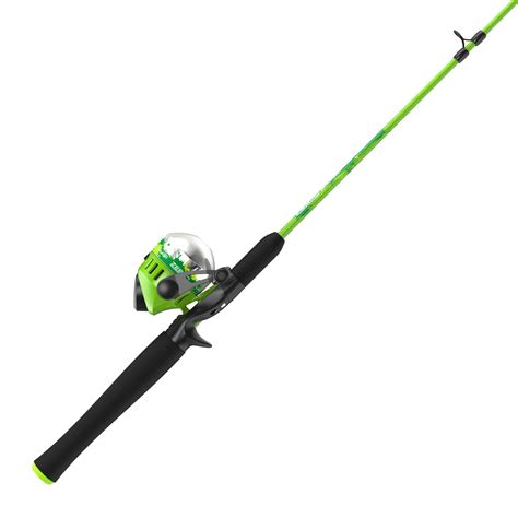 Zebco Splash Spincast Reel And Fishing Rod Combo 6 Foot 2 Piece Rod