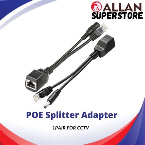 Allan Superstore POE Cable Passive Power Over Ethernet Adapter Cable