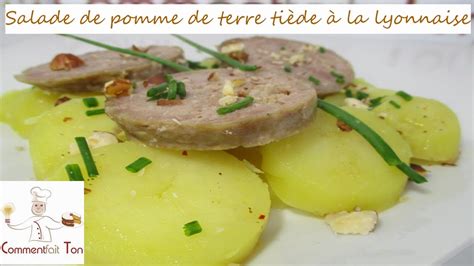 Salade De Pomme De Terre Tiède à La Lyonnaise Recette Salade Composée