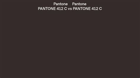 Pantone 412 C Vs Pantone 412 C Side By Side Comparison