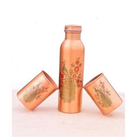 Meena Printed Copper Bottle Sets At Rs Piece In Bengaluru Id