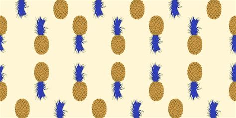 Premium Vector Unique Abstract Summer Pineapple Fruits Seamless Pattern Backgroundmultiple Values