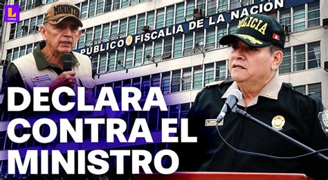 Ex Comandante General De La PNP Jorge Angulo Ratifica Denuncia Contra