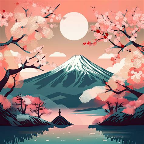 Mt. Fuji and cherry blossoms in Japan, Japanese cherry blossoms and ...