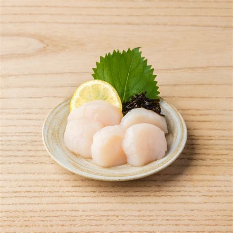 Hokkaido Frozen Scallop Roe Off Japanese Premium Sashimi Grade Scallop