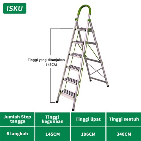 Jual Isku Tangga Lipat Step Tangga Lipat Tangga Rumah